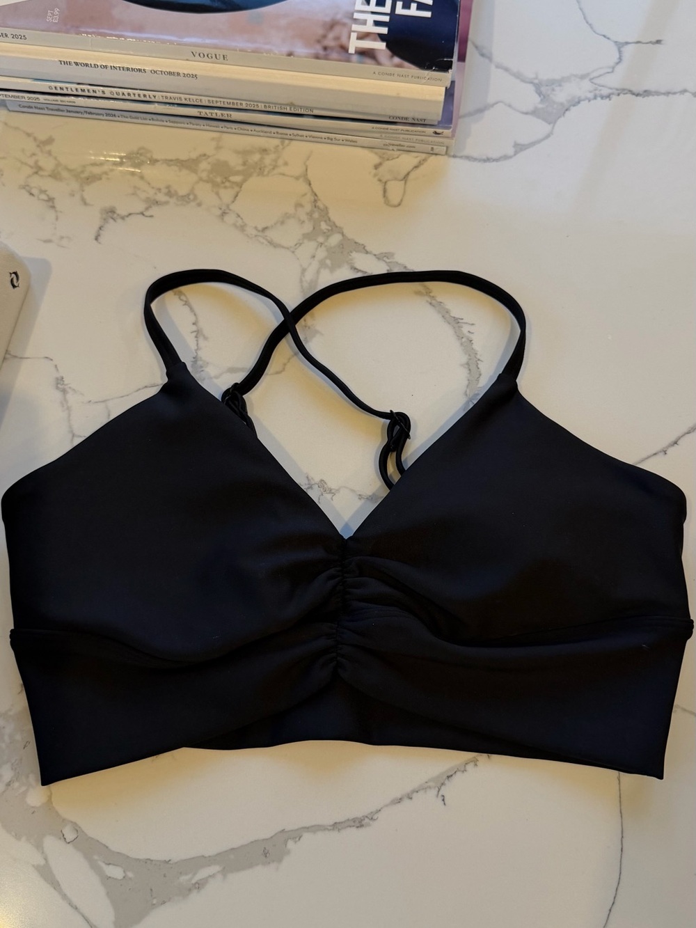 ALO Yoga Airlift Divine Bra - Black Sz Medium